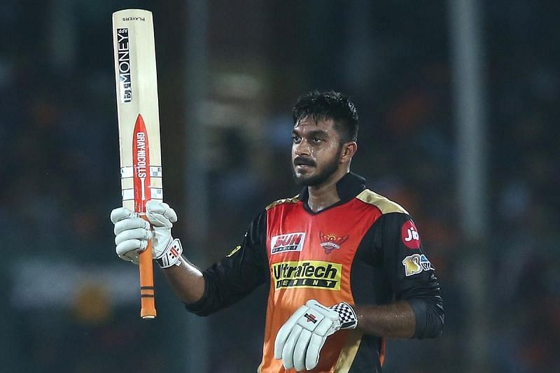 Vijay Shankar is also a part of India's 2019 World Cup Squad. (Picture courtesy: iplt20.com)